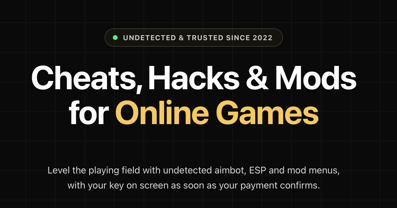 GCS Cheats - Game Hacks With Zero Malwar
