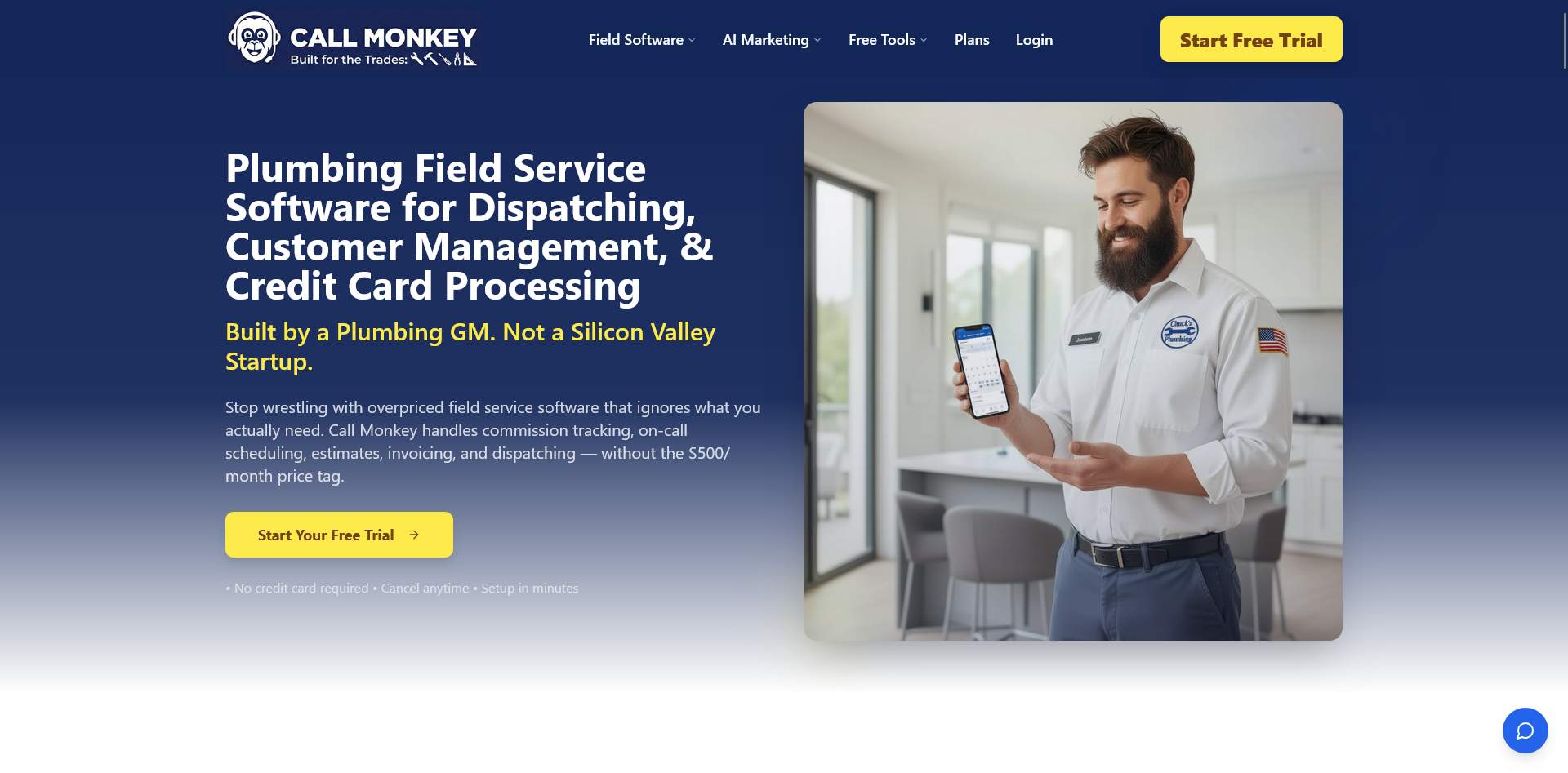 Call Monkey Home Service Software cover