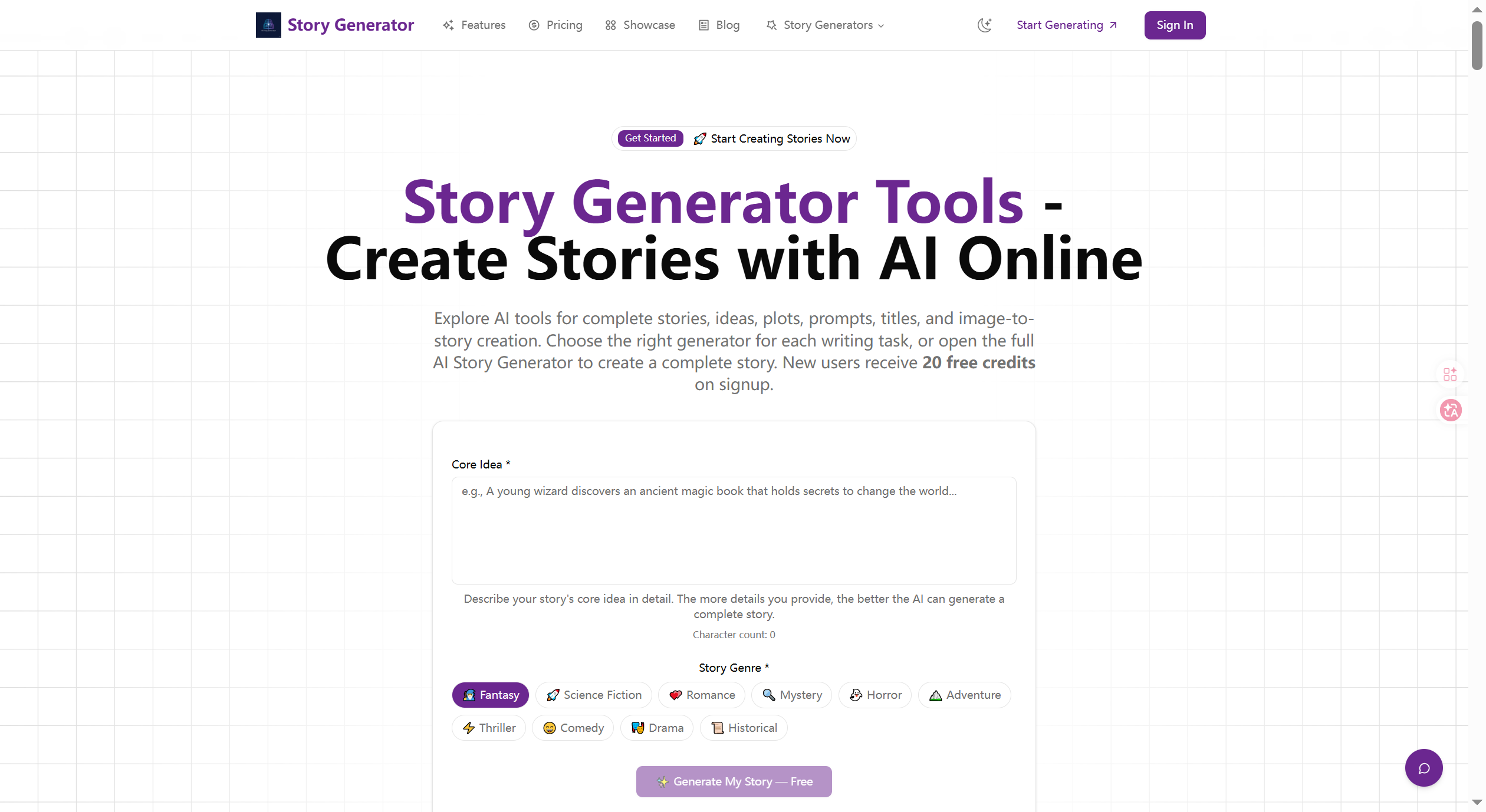 Story Generator turns simple ideas cover