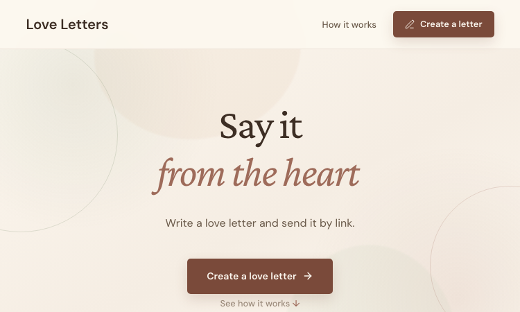 Love Letters cover
